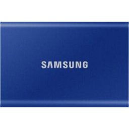 SSD Extern Portable T7 1TB (blue, USB-C 3.2 (10 Gbit / s), external)