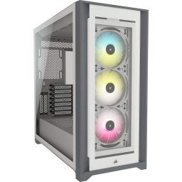 Carcasa iCUE 5000X RGB TG wh ATX, tower case