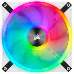 Corsair iCUE QL140 RGB 140x140x25, case fan (white, single fan without controller)