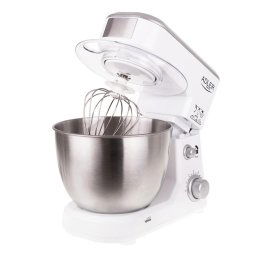 Mixer AD4216, 1000W, 6 viteze, capacitate bol 4l, Alb/Inox