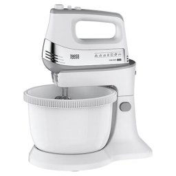 Mixer Mixer cu bol,Alb/Gri, 500 W, 5 viteze, bol 3.4 litri, 12 luni