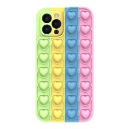 Husa Lemontti Husa Heart Pop it iPhone XR Multicolor 4