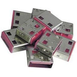 Lindy 10 USB Port Locks PINK no Key