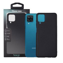 Husa HUSA SMARTPHONE Spacer pentru Samsung Galaxy A12, grosime 1.5mm, material flexibil TPU, negru "SPPC-SM-GX-A12-TPU