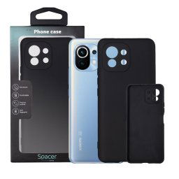 Husa HUSA SMARTPHONE Spacer pentru Xiaomi Mi 11 5G, grosime 1.5mm, material flexibil TPU, negru "SPPC-XI-MI-115G-TPU