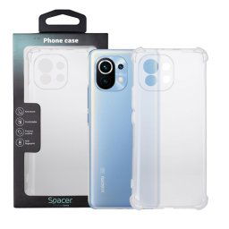 Husa HUSA SMARTPHONE Spacer pentru Xiaomi Mi 11 5G, grosime 1.5mm, protectie suplimentara antisoc la colturi, material flexibil TPU, transparenta "SPPC-XI-MI-115G-CLR