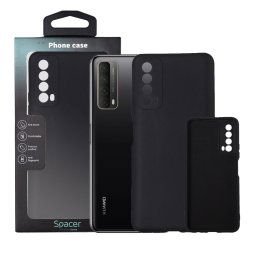 Husa HUSA SMARTPHONE Spacer pentru Huawei P Smart(2021), grosime 2mm, material flexibil silicon + interior cu microfibra, negru "SPPC-HU-P-S-SLK