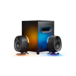 SteelSeries Arena 7 Speakers, Wired/Wireless, Black