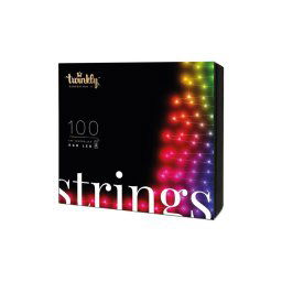 Instalatie smart Twinkly 100 LED-uri RGB, control smartphone prin Wi-fi/Bluetooth, 8 m, IP44