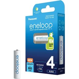 Panasonic Eneloop, battery (AAA (Micro), 4 pieces)
