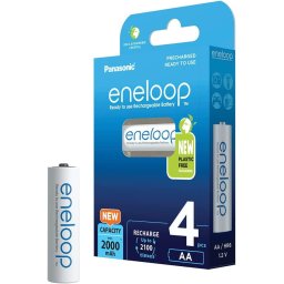 Panasonic Eneloop, rechargeable battery (AA (Mignon), 4 pieces)