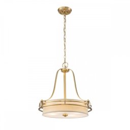 Lustră Uptown Gotham, alamă, D:58,4 cm, H:70-192, 4xE27, QZ-GOTHAM-P-BB