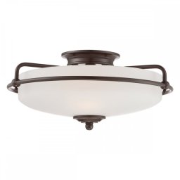 Plafoniera Quoizel Griffin, bronz, QZ-GRIFFIN-F-PN