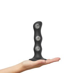 strap-on-me Geisha Balls Dildo with Rotating Balls Black M