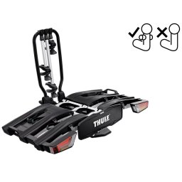 Suport pentru 3 biciclete, Thule EasyFold XTF 3, cu prindere pe carligul de remorcare (13pini)