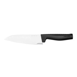 Fiskars Hard Edge 1051748, Cutit de gatit mediu, 17.2 cm, Negru