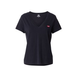 LEVI'S ® Tricou 'The Perfect V-Neck' roși aprins / negru / alb