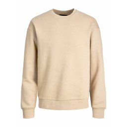 JACK & JONES Bluză de molton 'JJEStar' bej amestecat