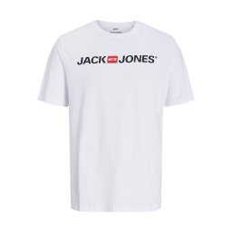 JACK & JONES Tricou 'Essentials' roșu cranberry / negru / alb