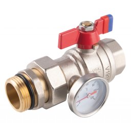 RobinetTrecere Cu Olandez Si Term. Pn30, 1" Fi-Fi, F-Power