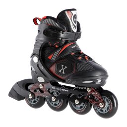 Role Reglabile Nils Extreme NA9080 Negru Rosu