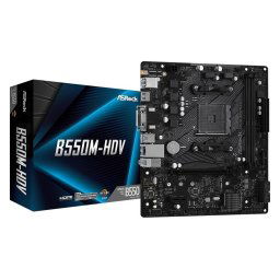 Placa de baza B550M-HDV, AMD B550, socket AM4, mATX