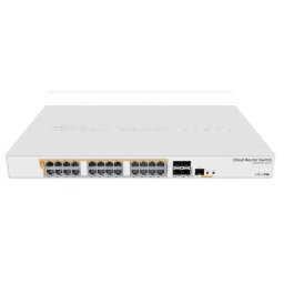 Switch MIKROTIK 24P-4S+RM SWITCH 10GPBS POE