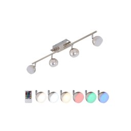 Briloner 2040-042 - LED RGB reglabil BAFFLE 4xLED/3,3W/230V + DO
