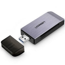 Card reader 4in1 SD + microSD Argintiu