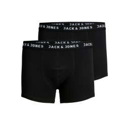 JACK & JONES Boxeri negru / alb