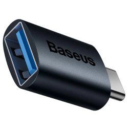 Ingenuity Series Mini OTG, USB Type-C (T) to USB 3.1 (M), corp metalic, albastru
