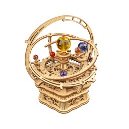 Puzzle 3D, lemn, cutiuta muzicala, Noapte Instelata, 84 piese