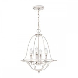 Lustră Quoizel Bradbury, metal alb, D:40,5 cm, 4xE14, QZ-BRADBURY-4P-AWH