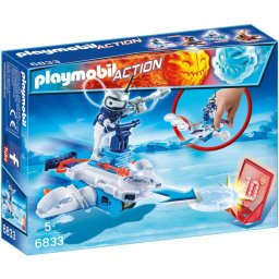 Playmobil PM6833 - Icebot și lansator de discuri