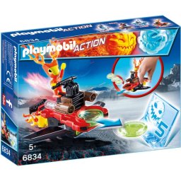 Playmobil PM6834 - Sparky și lansator de discuri