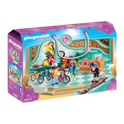 Playmobil Set City Life PM9402 - Magazin de biciclete și skate (9402)