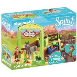 Playmobil Spirit PM70120 - Grajd si copil cu morcovi (70120)