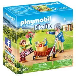 Playmobil City Life 70194 - BUNICA SI FETITA (PM70194)