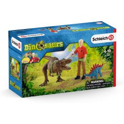 Schleich Dinosaurs 41465 - Atacul Tiranosaurului Rex