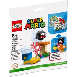 Lego Super Mario 30389 - Fuzzy si Platforma Ciuperca