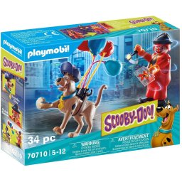 Playmobil Scooby-Doo PM70710 - Scooby-doo Aventuri cu Fantoma Clovn