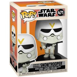 Figurina Funko POP! Star Wars 471 - SNOWTROOPER (concept series) #471