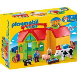 Playmobil 1.2.3 PM6962 - Set Mobil Ferma #6962