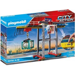 Playmobil City Action PM70770 - Macara de marfa cu container #70770