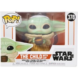 Figurina Funko POP! Star Wars 378 - Baby Yoda cu cana