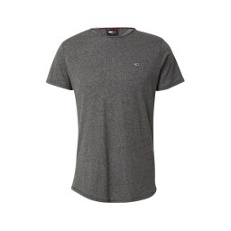 Tommy Jeans Tricou 'Jaspe' bleumarin / gri amestecat / roșu / alb