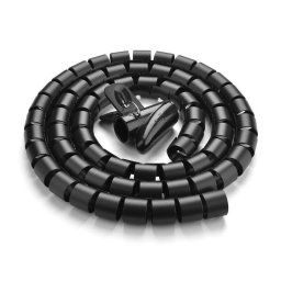 Accesorii birotica Organizator cabluri LP121 1.5m negru