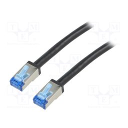 Cablu retea Logilink Cat6a Patch Cable S/FTP PVC+PE 3m black