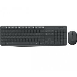 Kit tastatura + mouse wireless MK235, Logitech