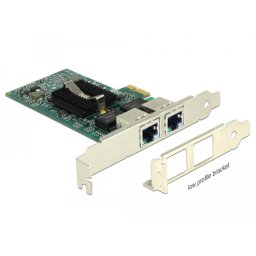 Placa de retea DeLOCK PCIe > 2 x Gigabit LAN